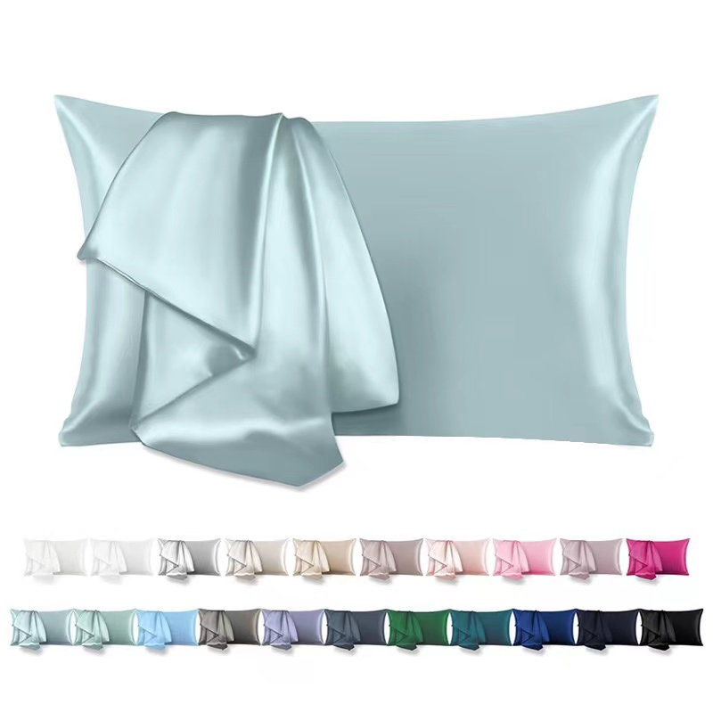 Factory Customized Price Simulated Silk 300tc Bamboo Woven Pillowcase