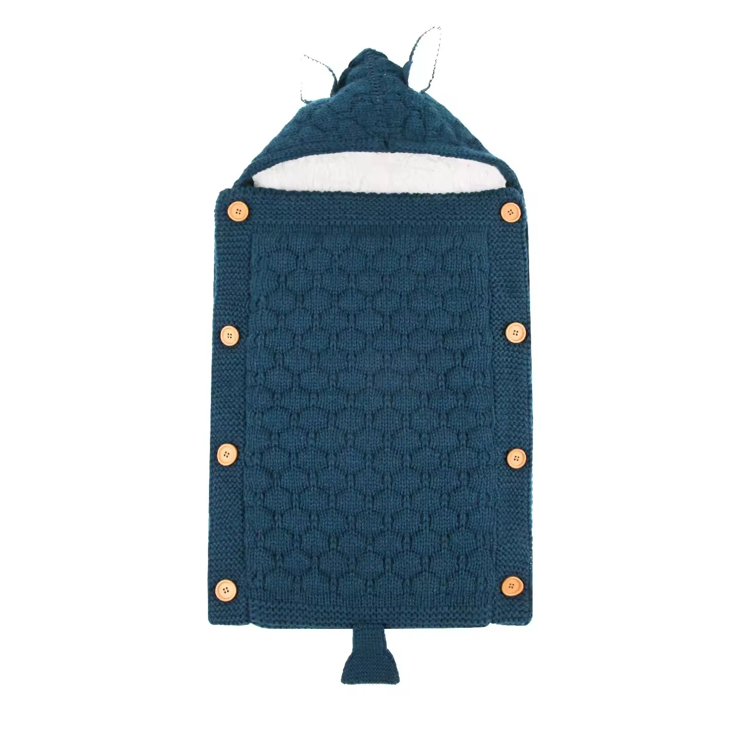 Winter Cute Baby Stroller Footmuff Sleeping Bag Blanket Baby Swaddle Sets with Hat