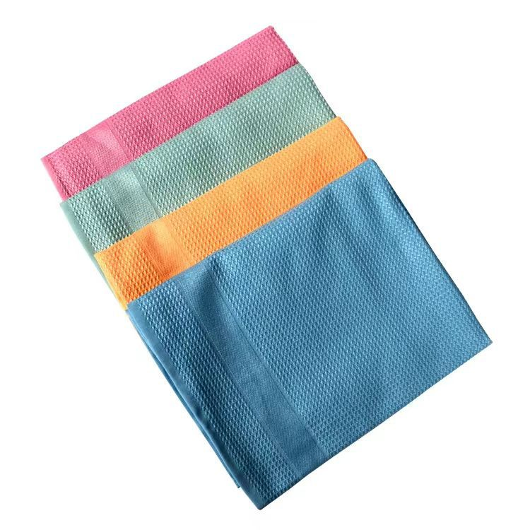 Esun Ultra-Absorbent Waffle Weave Tea Towel Perfect for Streak-Free Kitchen and Glass Cleaning