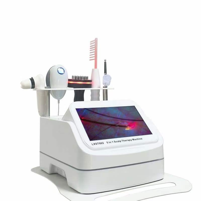 Portable Desktop 5 in 1 Hair Scalp Analyzer Hair Growth Machine Hair Care Treatment Regrowth Machine