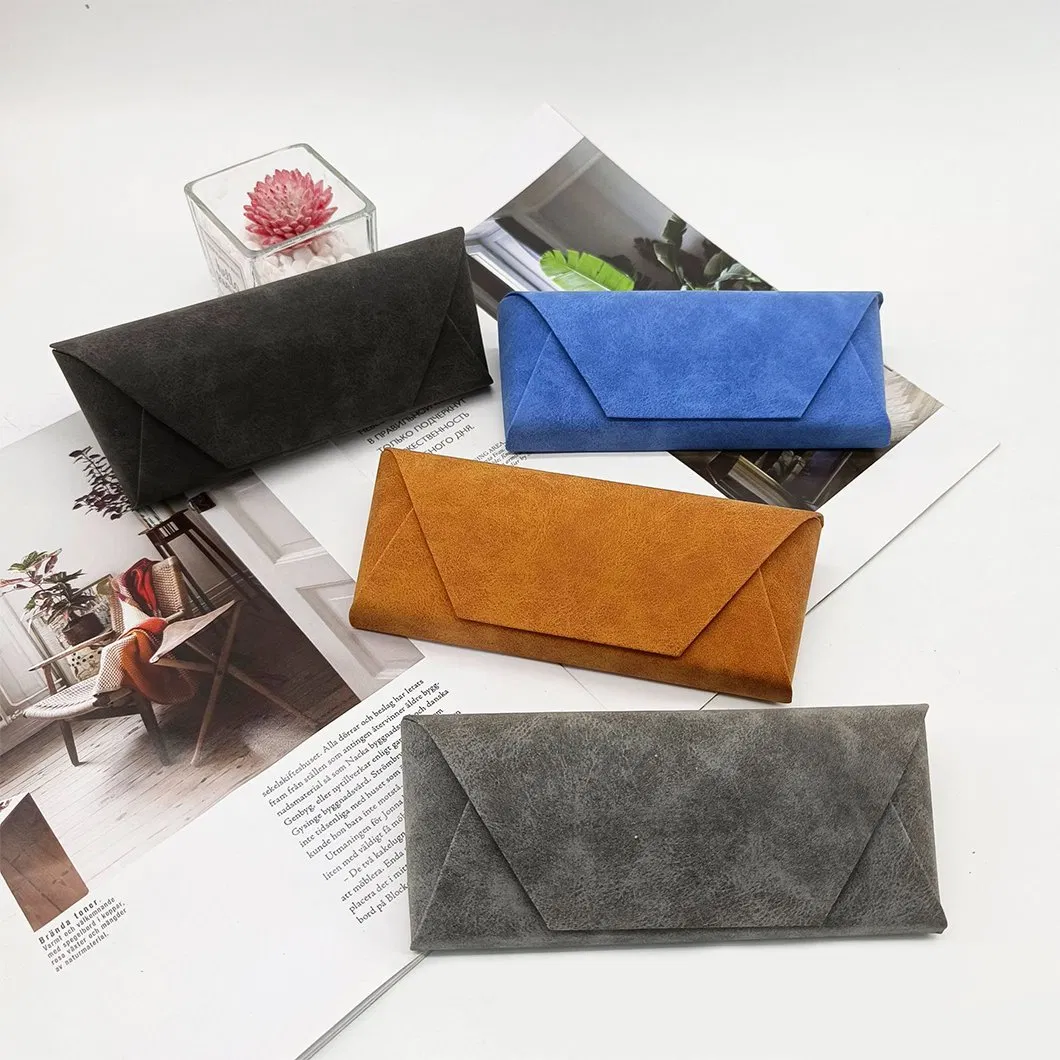 Fashion Women Eyeglasses Accessory Leather Storage Bag Optical Glasses Cases Comfortable Sunglasses Case for Ladies