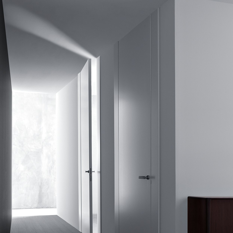 China Factory Custom Veneer Wooden Fireproof Composite Invisible Doors Resort Apartment Hotel Wood Door with Electronic Card