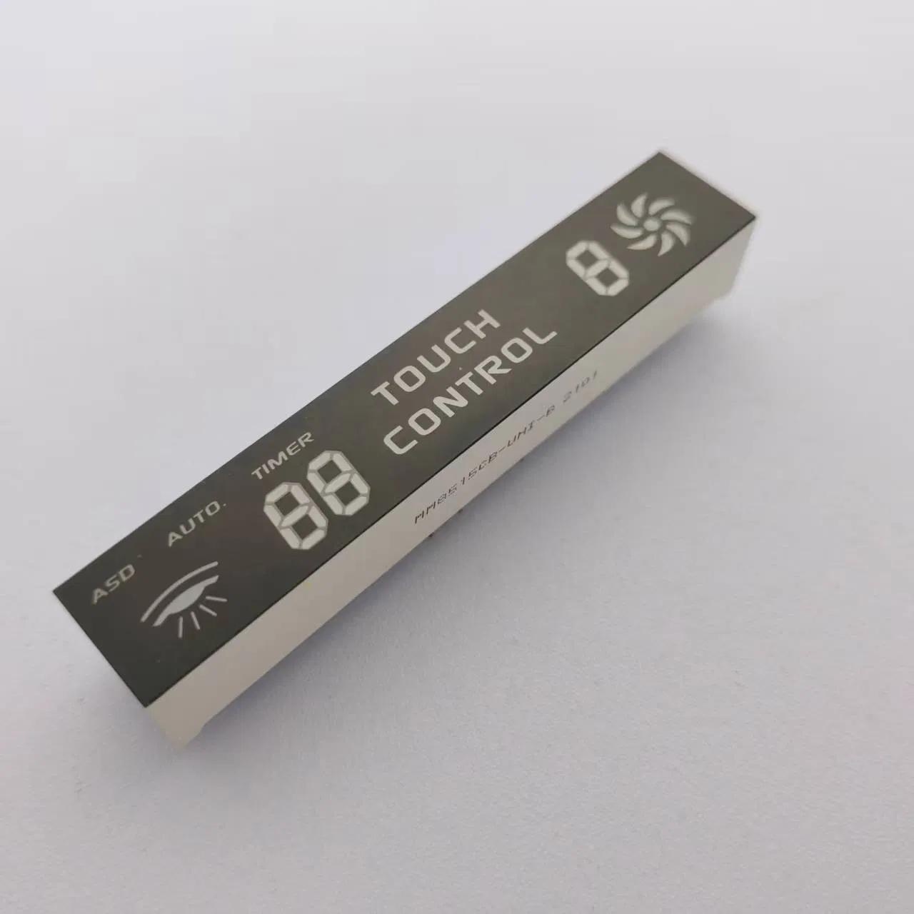 Custom Blue 7 Segment LED Display Touch Button for Temperature Control