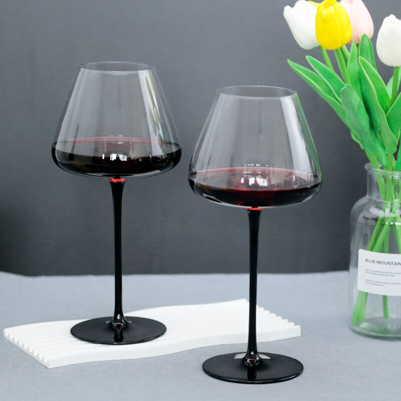 Fashion Clear High Cup Champagne Glasses Wedding Goblets Drinking Custom Wine Glass with Logo Goblet