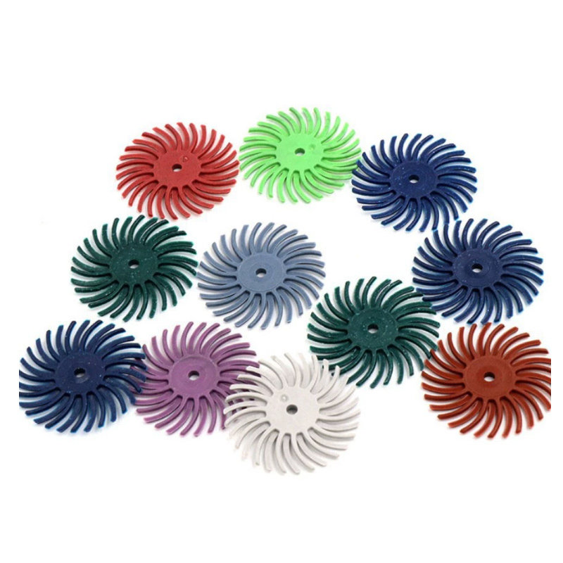 Щетка дисковая радиальная 6 дюймов, розовая, для полировки