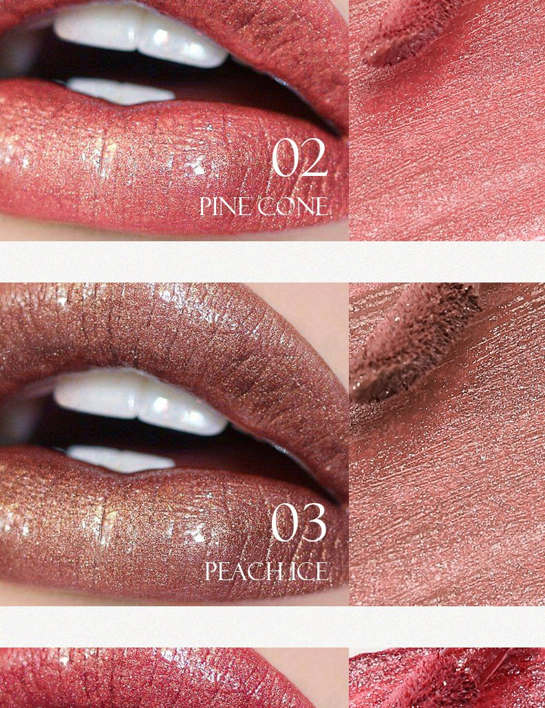 Wholesale Customization Starlight Diamond Professional Shine Metallic Glitter Comfortable Non Sticky Lip Gloss