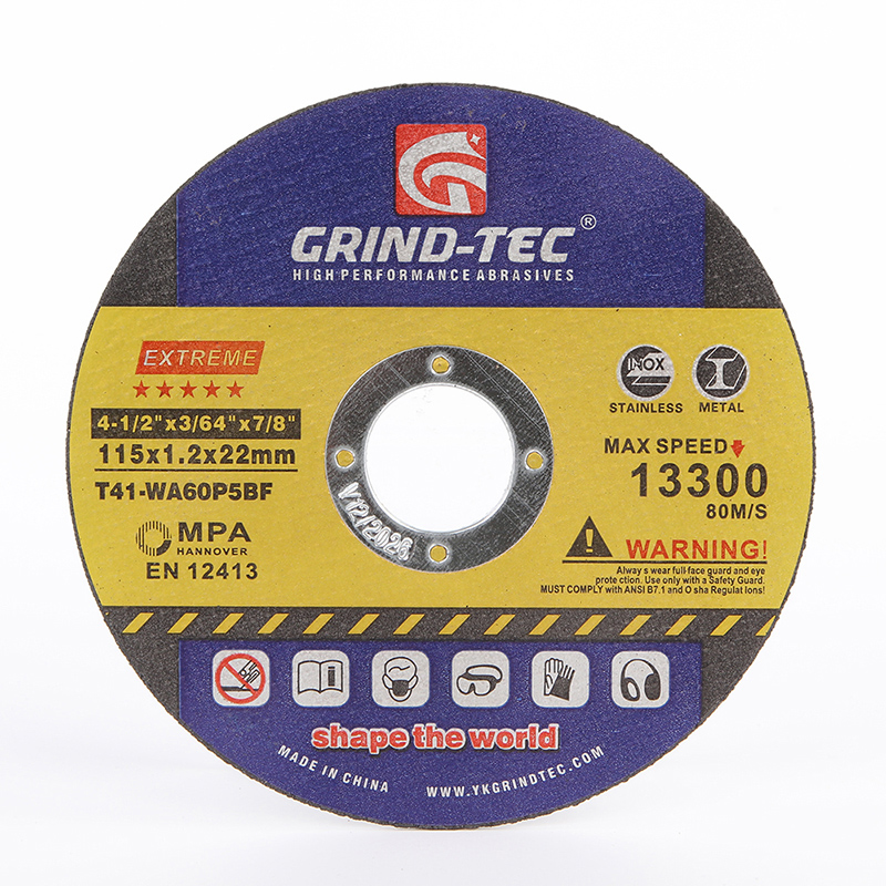 Abrasives Wheel 4.5" T41 115*1.2*22.23mm Metal and Inox Cutting Disc
