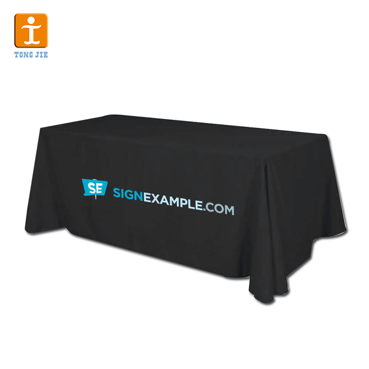Fitted Table Cover Black Rectangle Tablecloth Textile Table Cloth