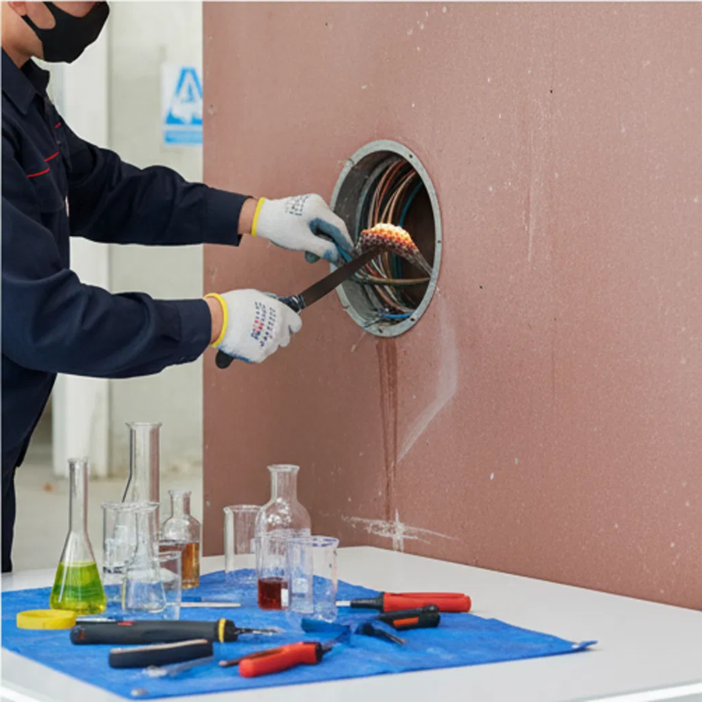 Construction Fire Wrap for Effective Fire Stop in Pipe Penetration