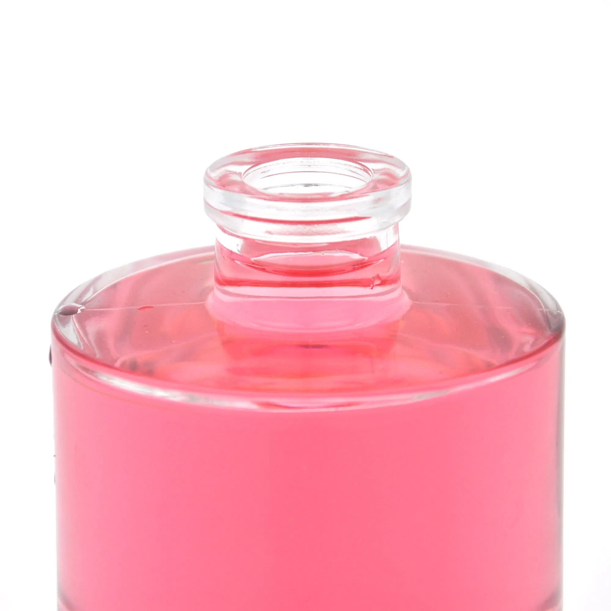 High Quality Home Decoration 200ml Transparent Reed Perfume Glass Diffuser Bottle for Aroma Oil