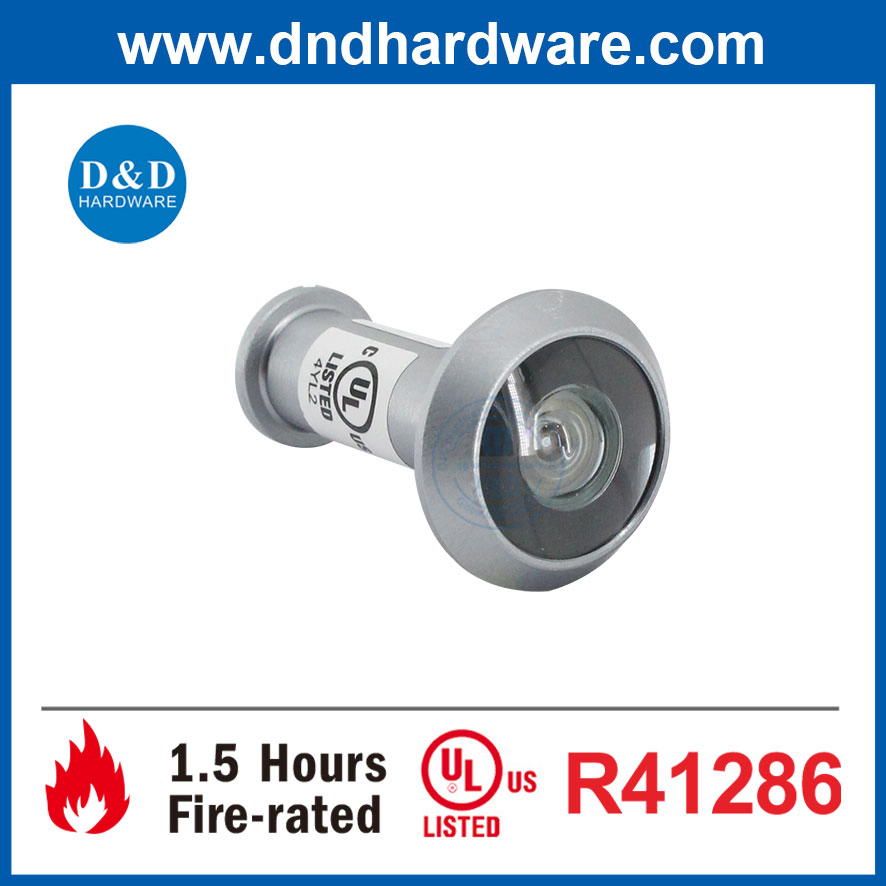 Fitting Prevention Burglary Wide Viewing UL Fire Rated Door Peephole Viewer