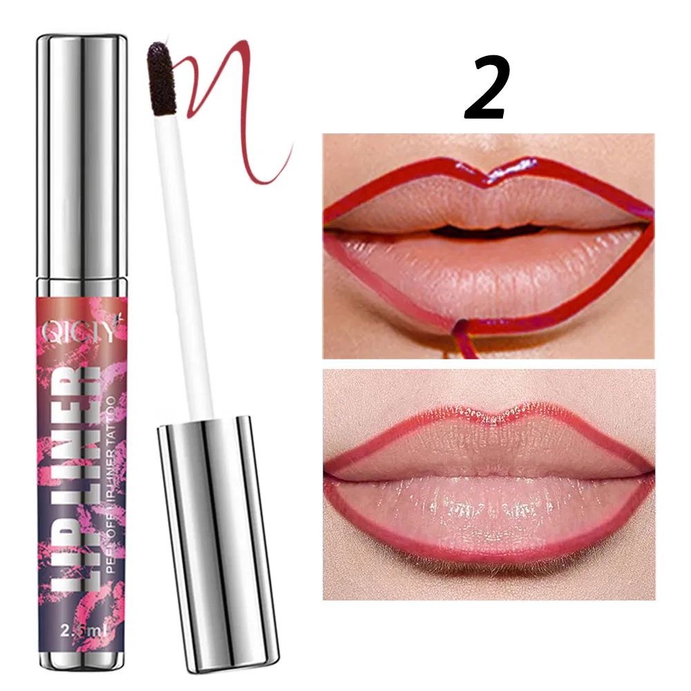 2.5ml Makeup 4 Color Lips Pen Tear Lip Liner