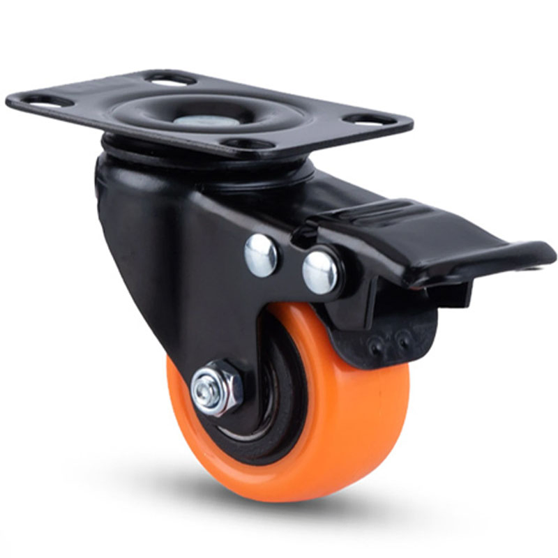 Flexible Swivel Plate Mount Light Duty Caster