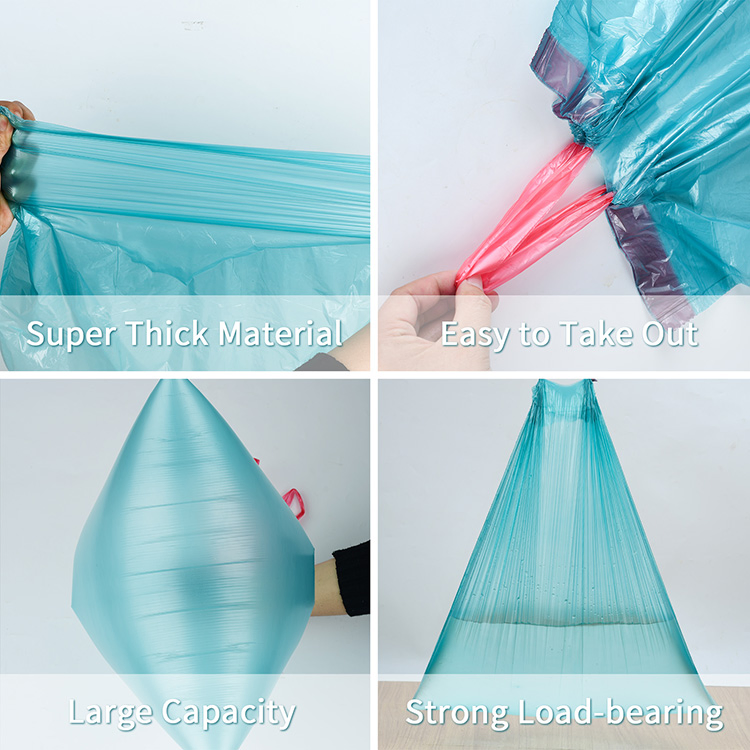 Мусорные пакеты с завязками, 2-3 л