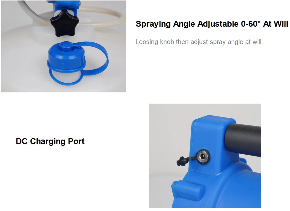 6L Cordless Ulv Portable Lithium Cold Fogger Sprayer Machine