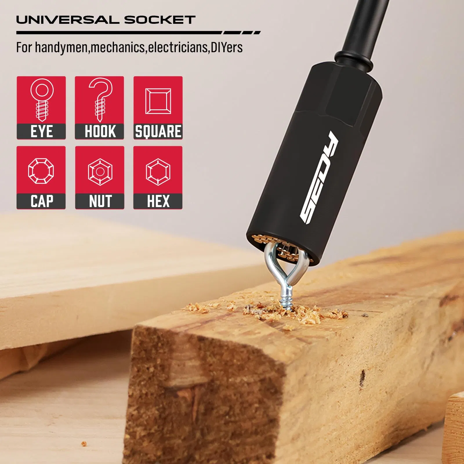 Набор магнитных ударных головок 80PC/41PC, метрика и SAE