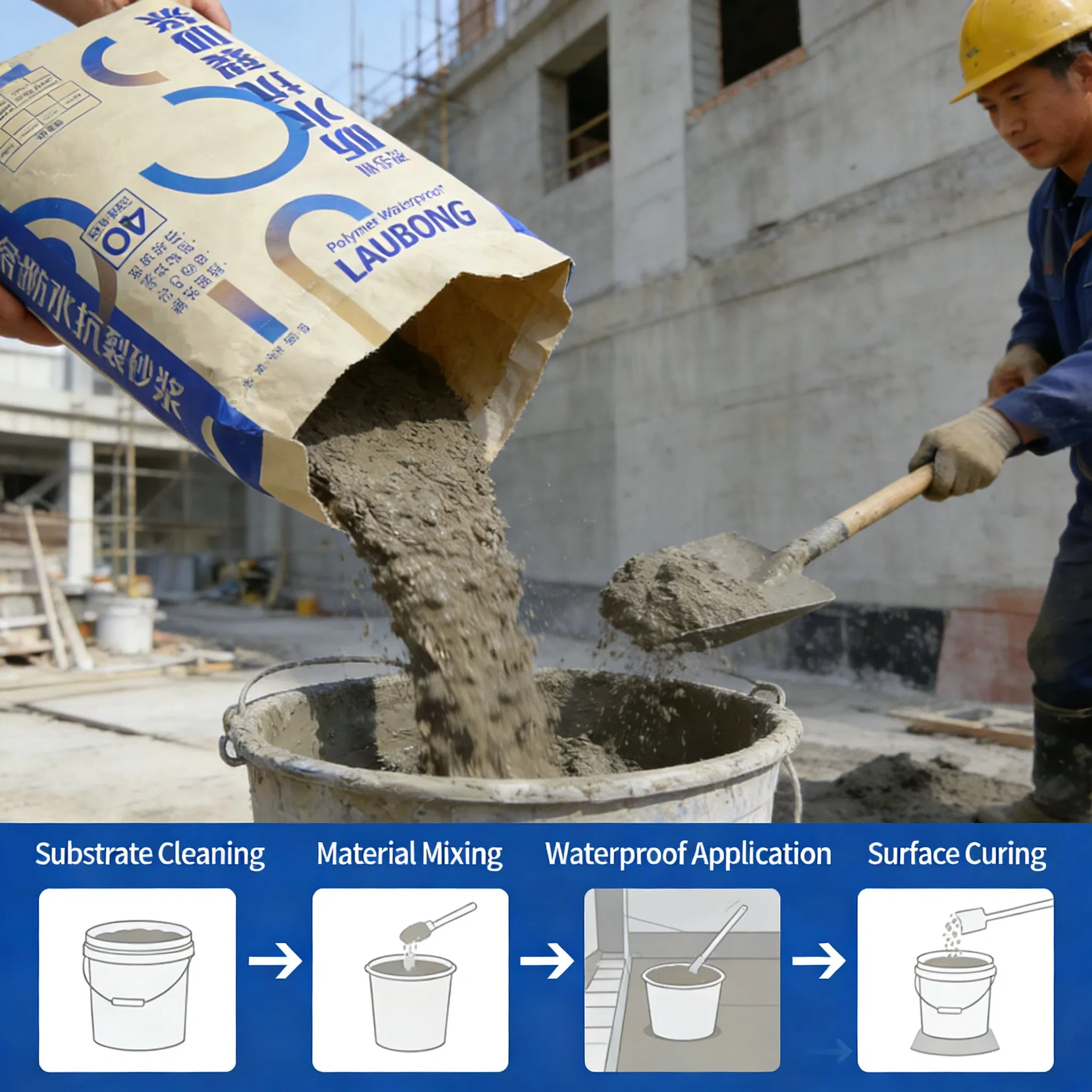 Premium Crack-Resistant Cement Render for Professional Construction Use