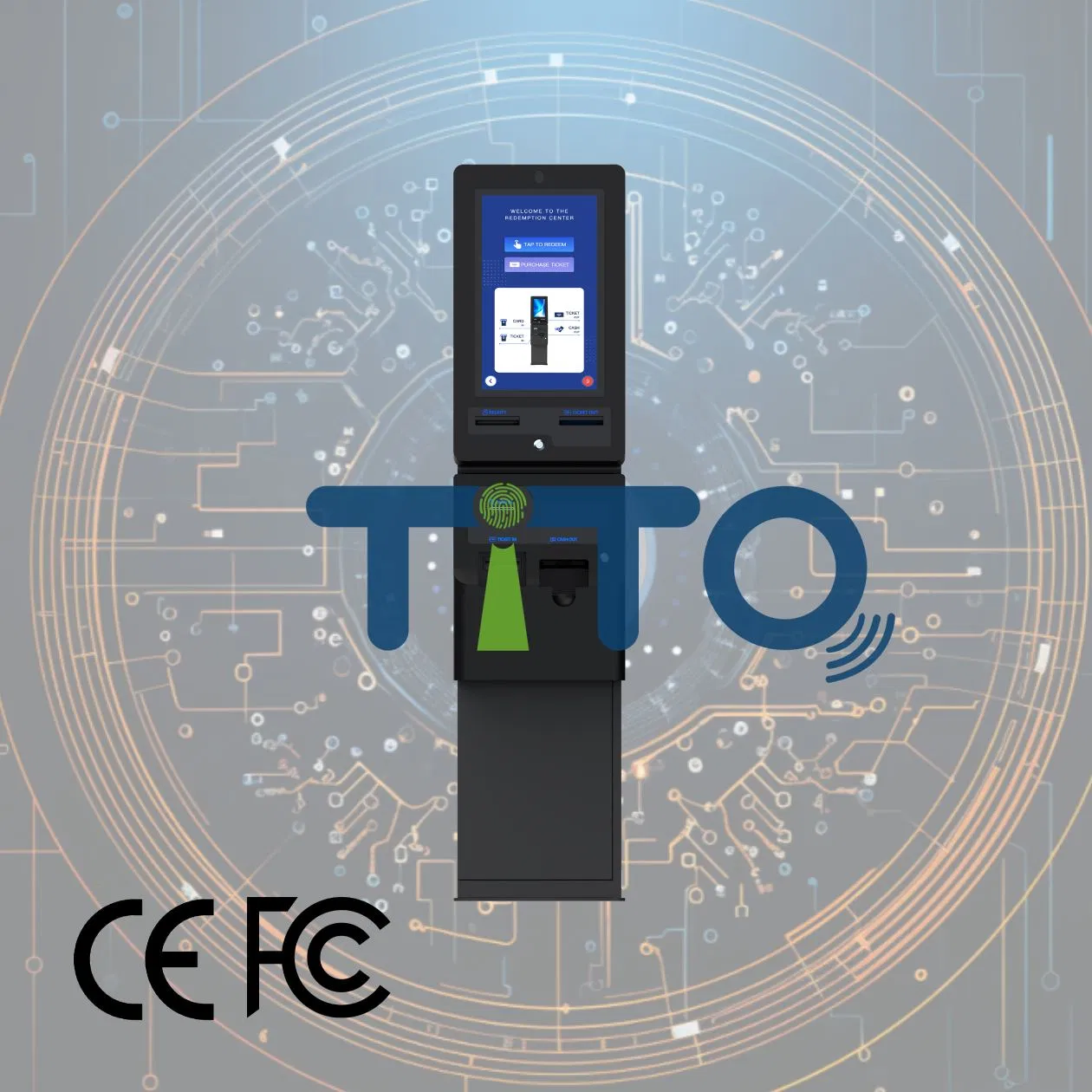 China Manufacturer Self-Service Payment & Tito Ticket Redemption Kiosk for Coin-Operated Skill Game Machines