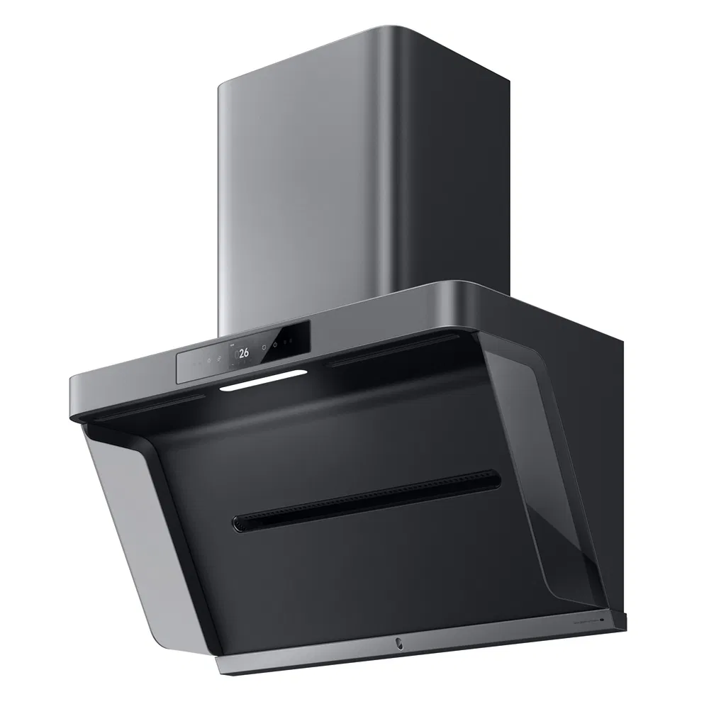 P1 6-Level Airflow Control Modern Range Hood Above Multi-Burner Cooktops