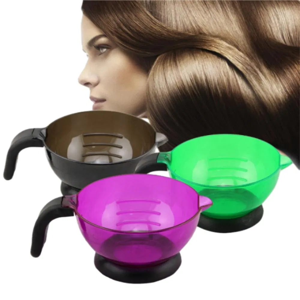 Чаша для окрашивания волос с мерной шкалой и ручкой