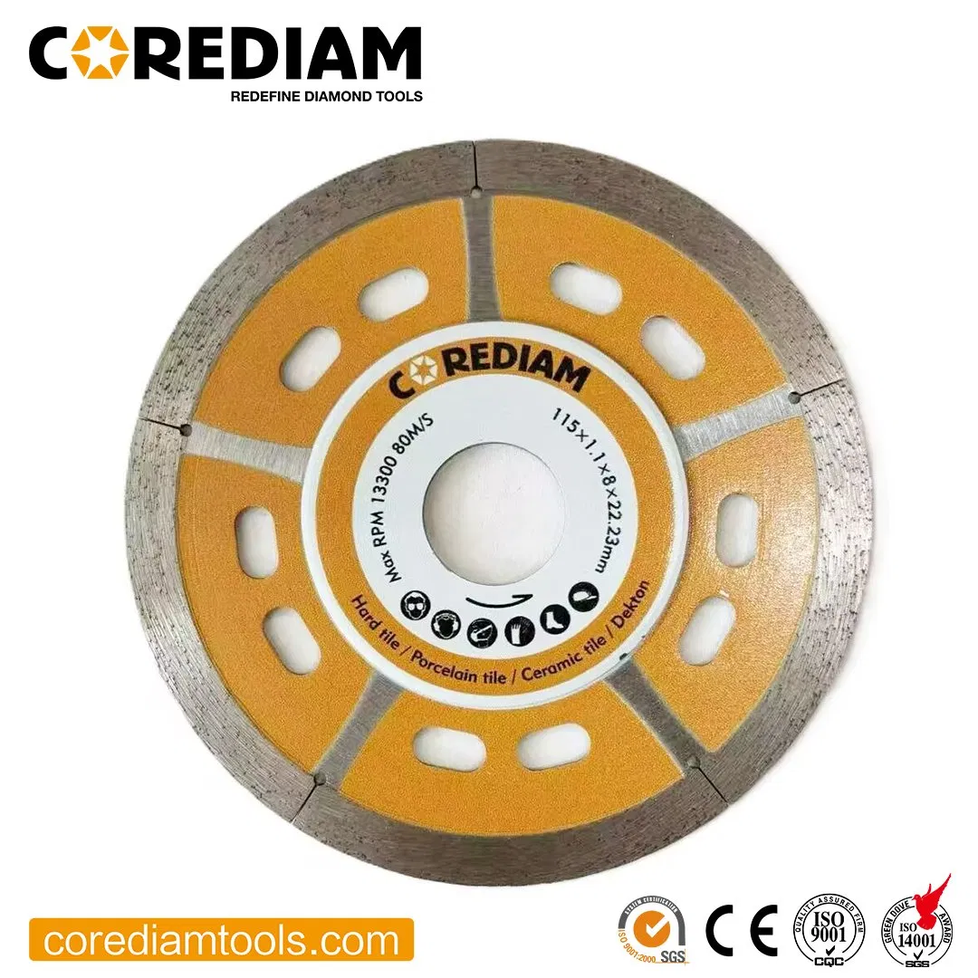 4.5 Inch (115mm) Sinter Hot-Pressed Super Thin Tile Saw Blade /Diamond Tool