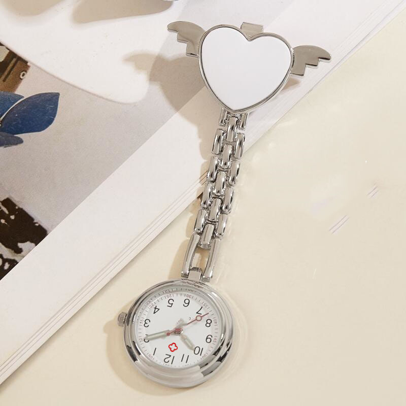 Factory Direct Sale Stock Angel Heart Nurse Angel Wings Nurse Wall Watch
