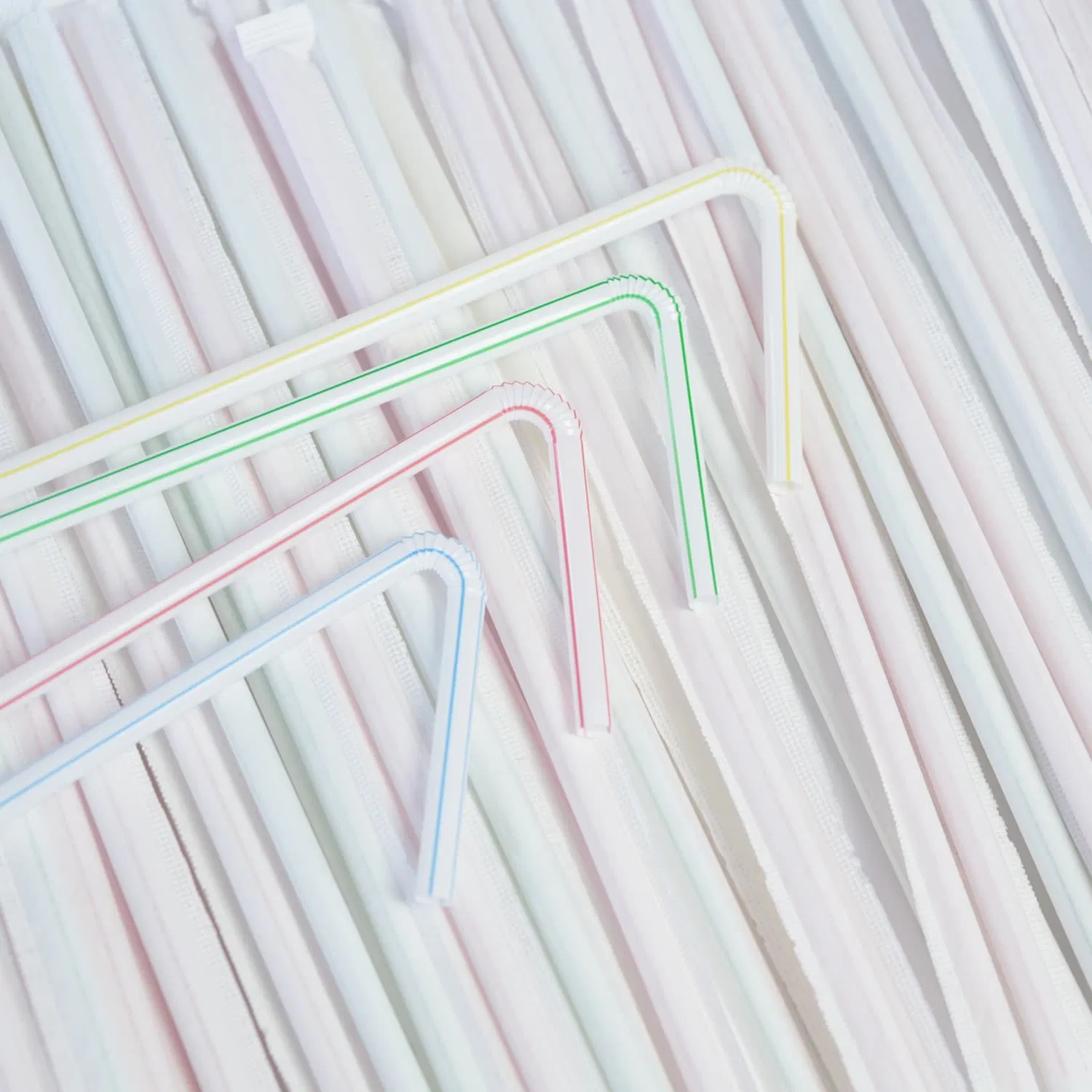 Food Grade OEM Custom Colored Plastic Compostable Drinking Straws