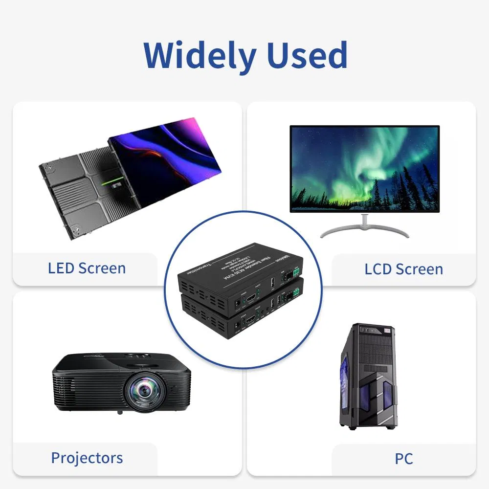 HDMI-удлинитель по оптоволокну 10 км, 4K, 12V