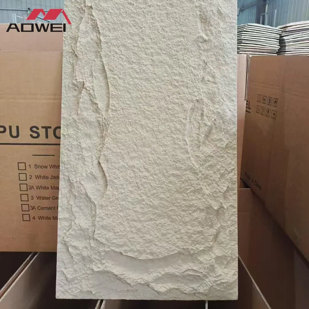 Natural Stone Texture Interior Decoration PU Wall Panel Ideal for Home Decor