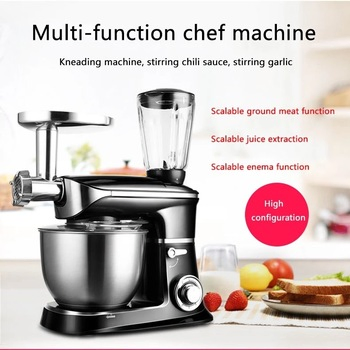 Stand Food Mixer Multifunctional Dough Kneader Egg Mixing Mini Stand Mixer with Noodle Maker Meat Grinder