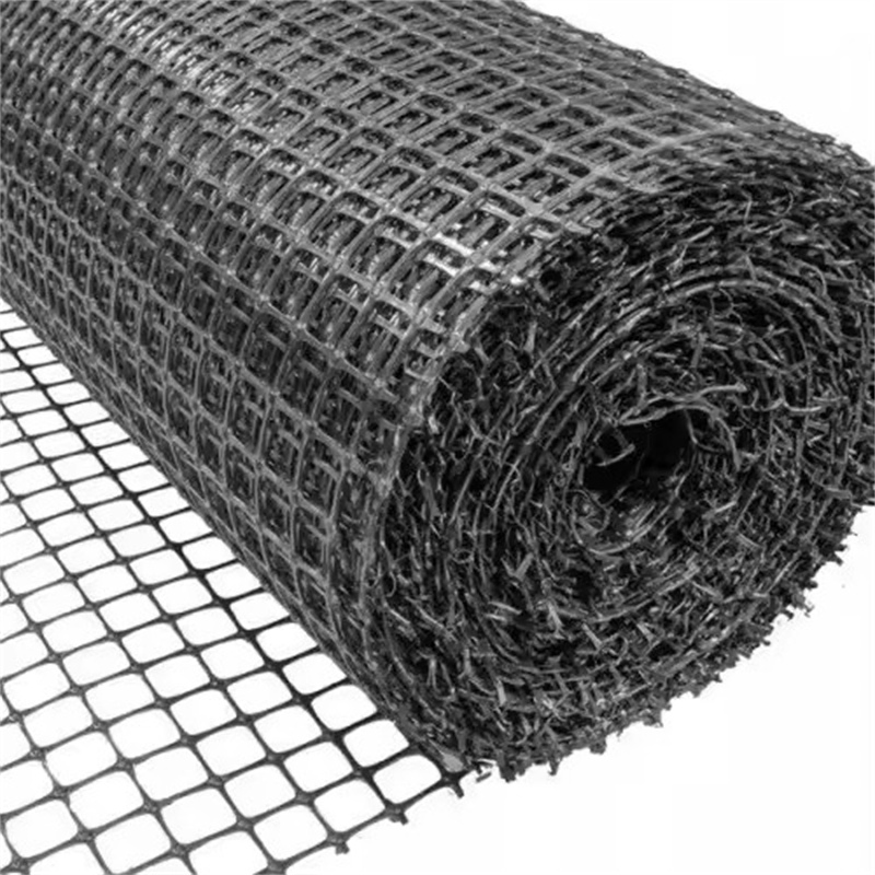 Road Construction Soil Stabilization Retaining Wall PP Biaxial Geogrid