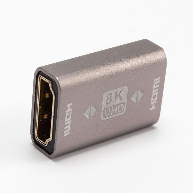 Коннектор HDMI Female-Female 8K 48Gbps с Ethernet