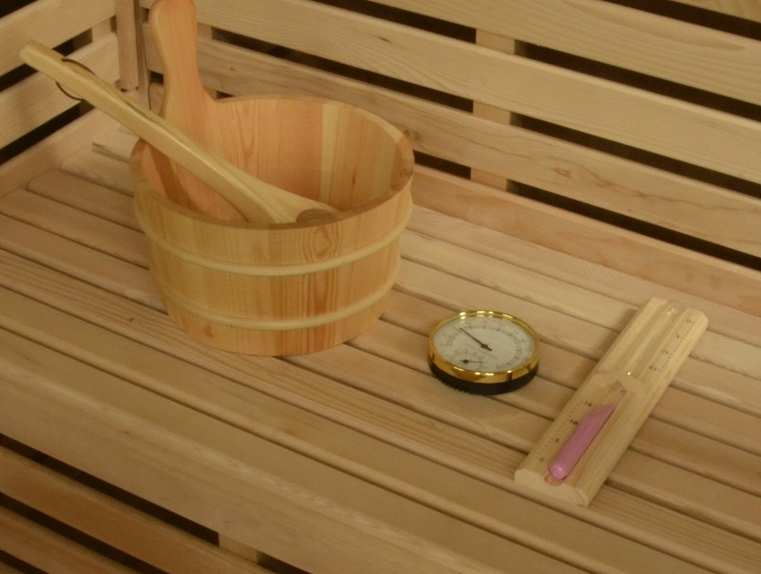 Tradtional Sauna Room Vapor Steam Cabin Finnish Sauna