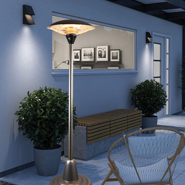 High Efficiency Waterproof Standing Patio Heater for Ultimate Outdoor Comfort