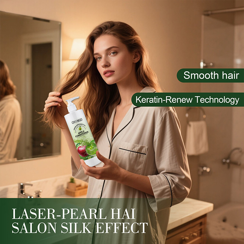 Natural Apple Repairing Hair Conditioner Deep Nourishing Restore Shine Moisturizing