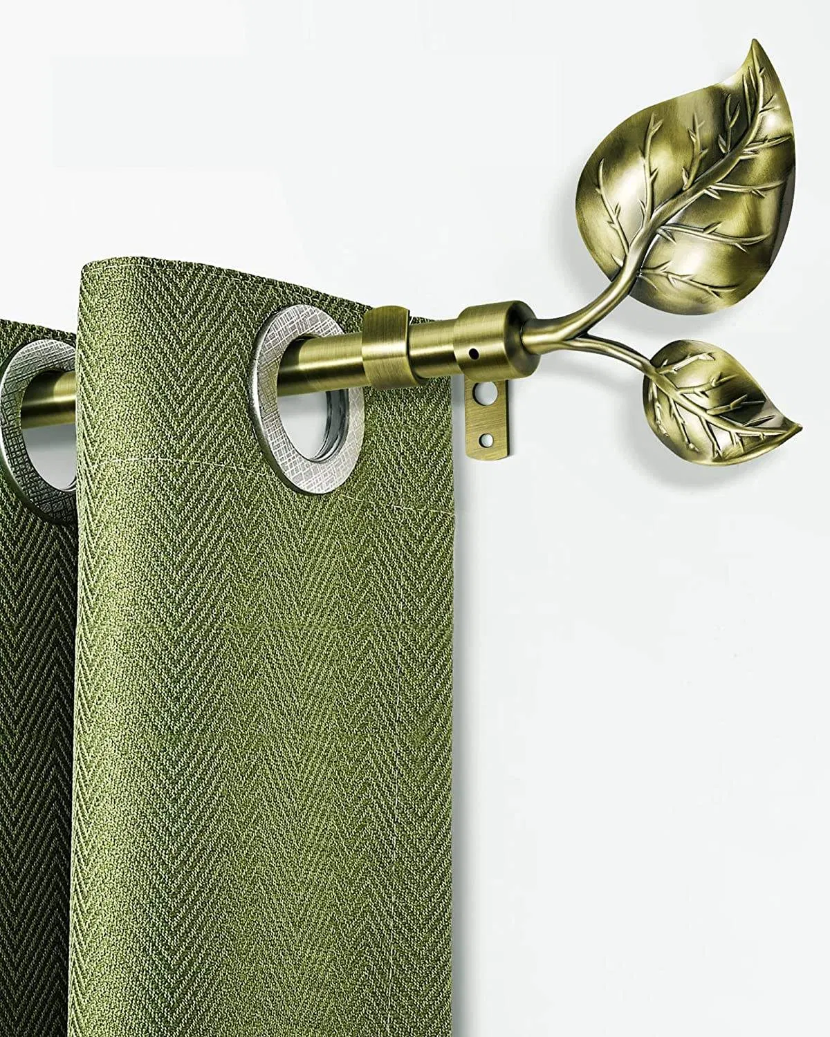 Curtain Rod Poles Iron Steel Aluminum Accessories Drapery Hardware Curtain Rod Set