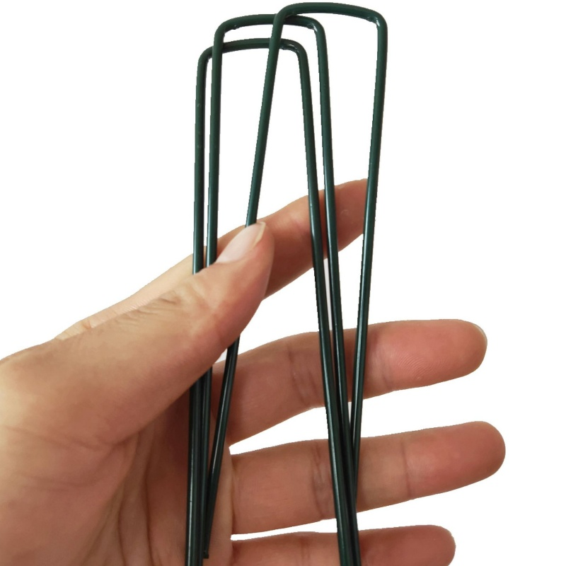 Durable U Shaped Garden Pegs for Secure Plant Support