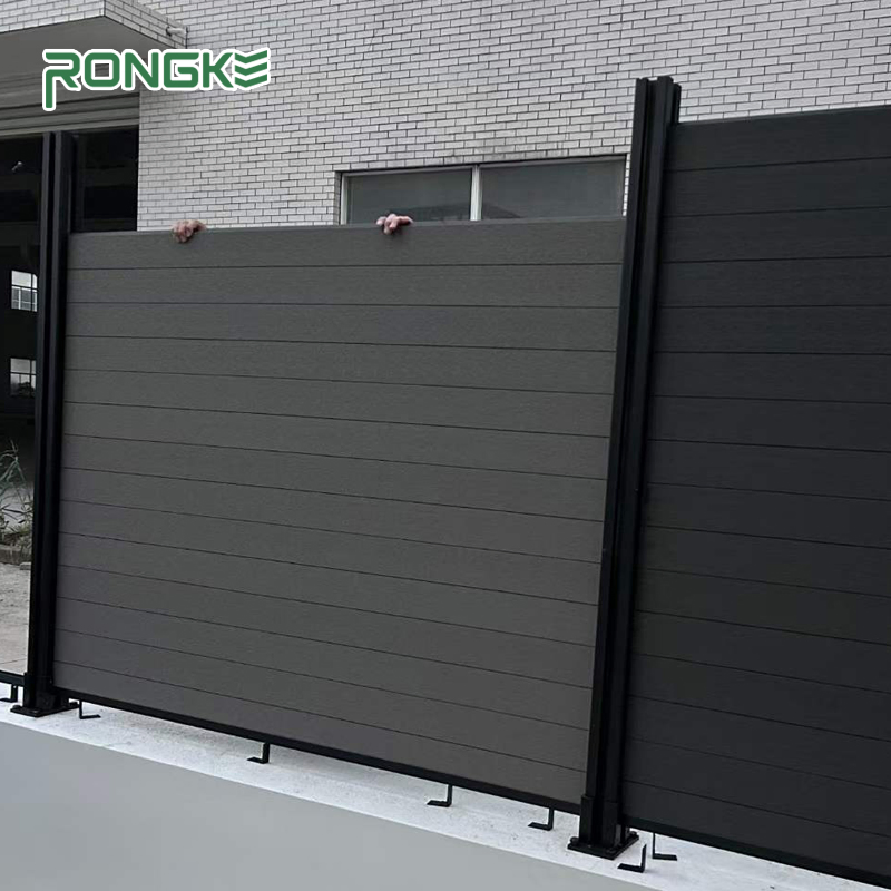 OEM Cosmetic Factory Outdoor Wooden Panel WPC Garden Fence Wood Plastic Composite