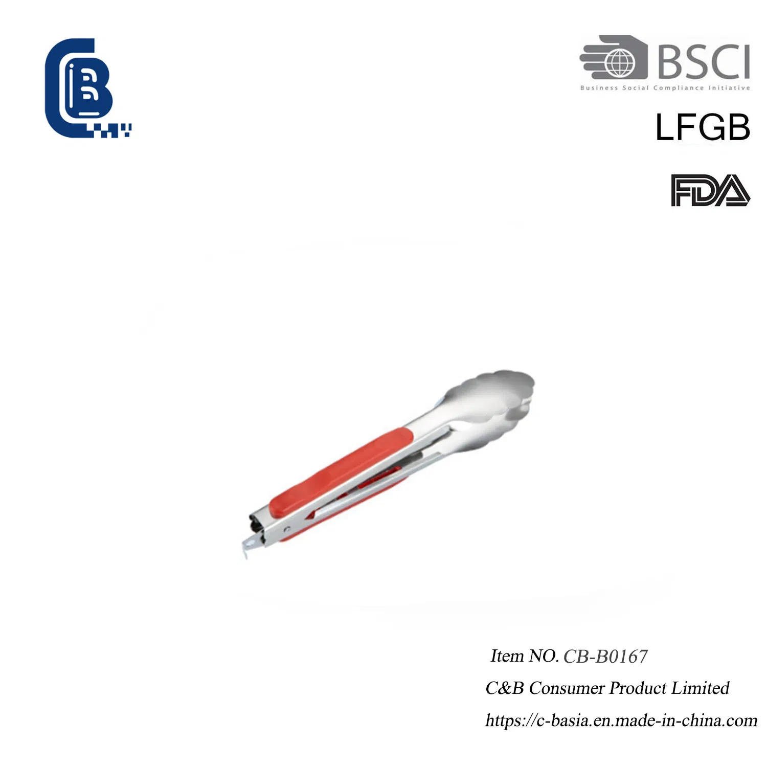 9 Inch Nylonpasta Spaghetti Noodles Serving Food Tongs, Kitchenware