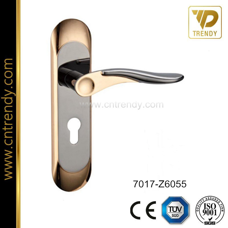Door Hardware Zinc Alloy Handle Lock (7017-Z6055-CL)