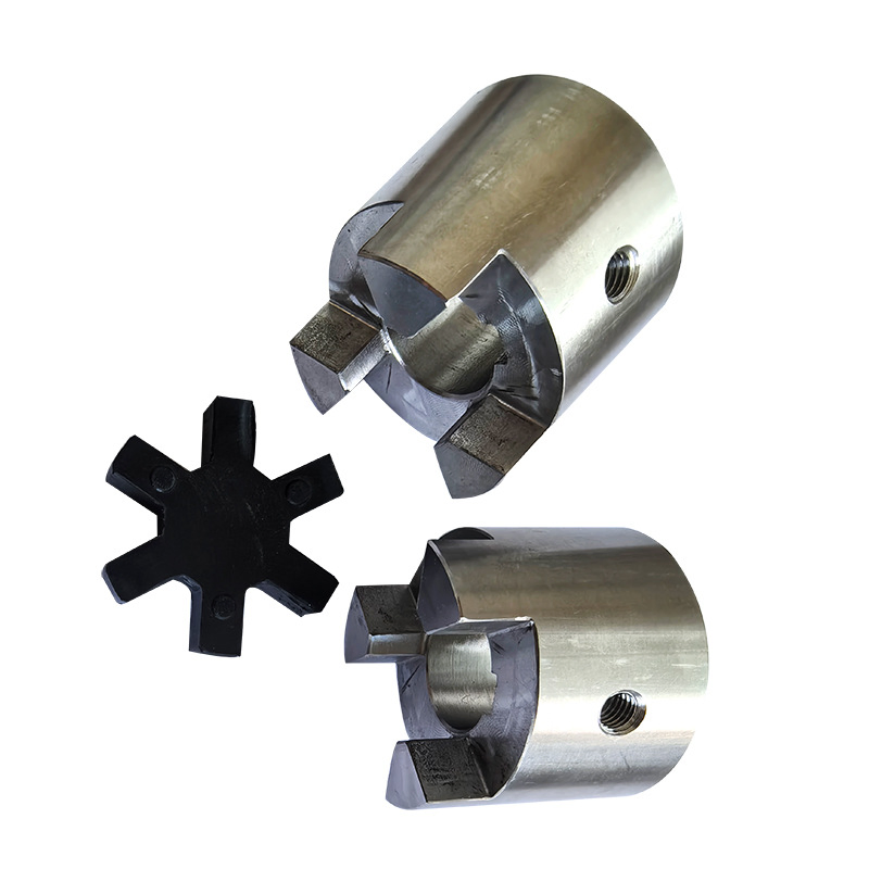 Stainless Steel Plum Blossom Coupling, High Rigidity Servo Motor Screw Rod Dedicated Coupling, High Torque Shock Absorption Accessory