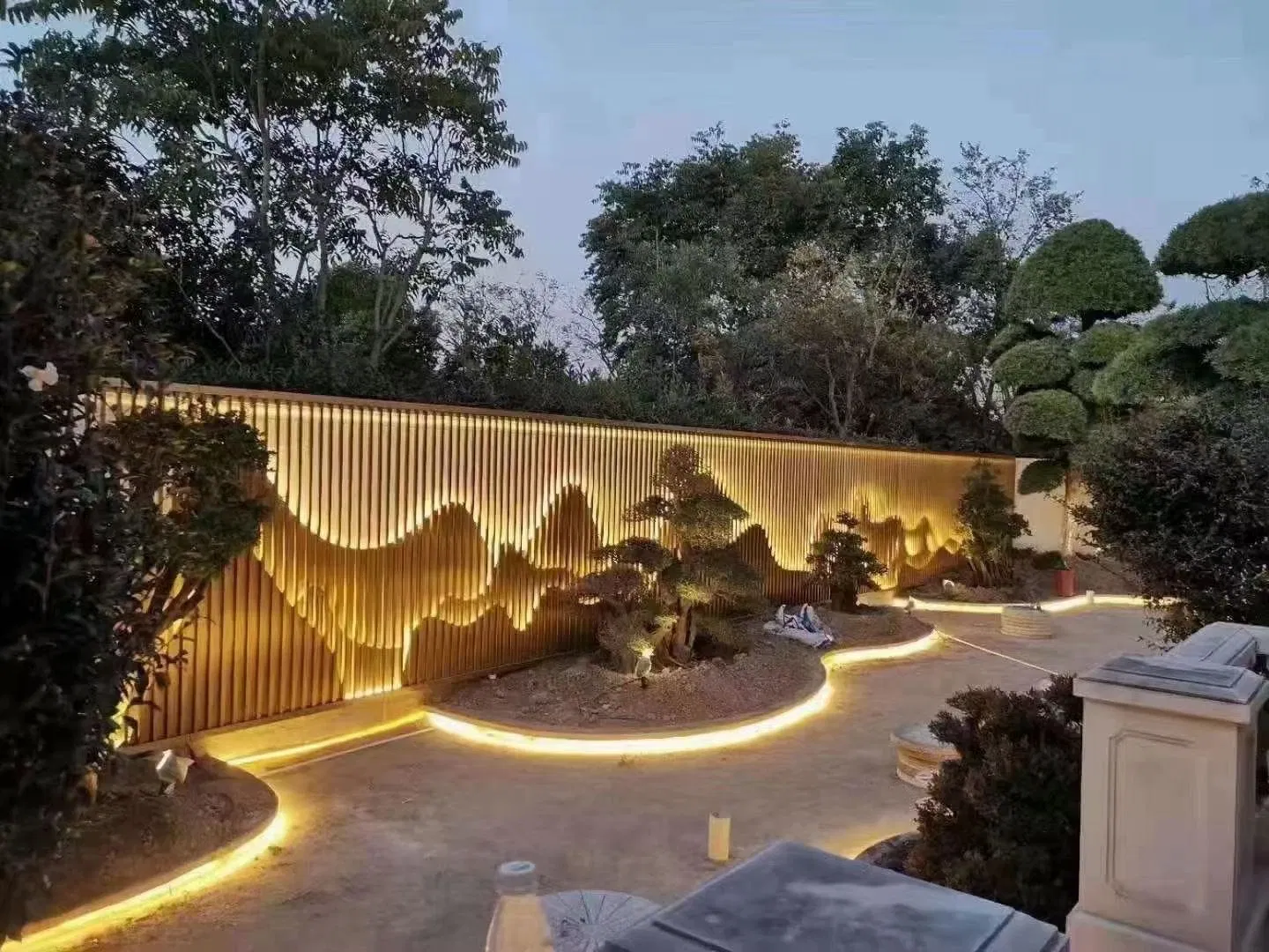 Custom Design Stainless Steel Metal Perforated Screens Laser Cut Garden Fence Screens