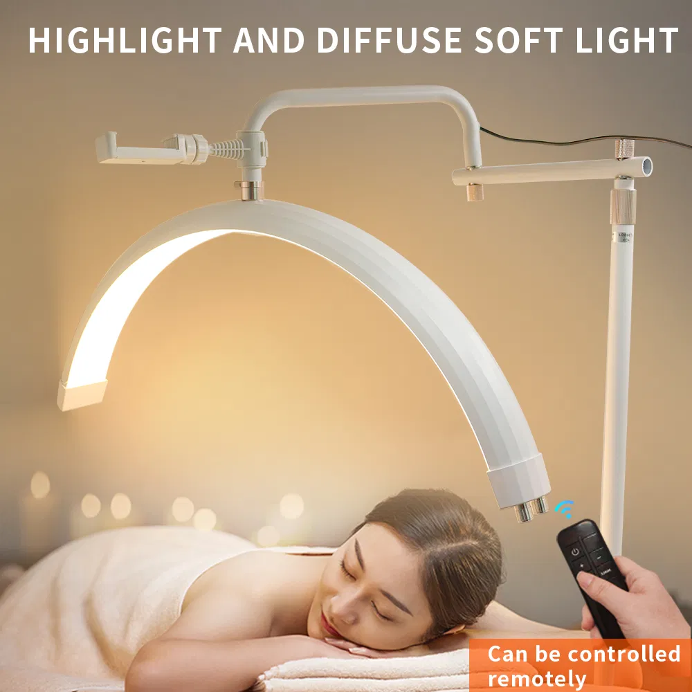 28inch LED Lamp Half-Moon Beauty Lamp for Beauty Salon (Cosmetology/Tattoo/Manicure/Eyelash)