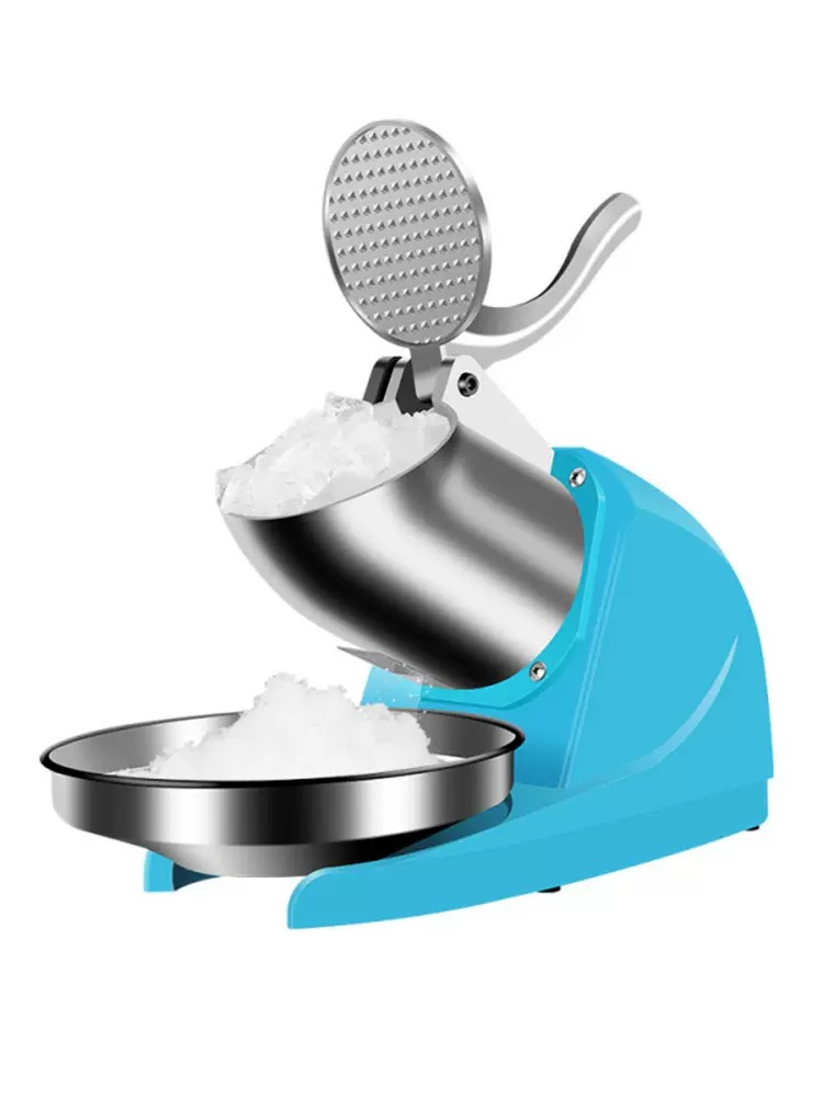 Wholesale Commercial Small Double-Blade Ice Crusher for Cold Drink Shops and Bubble Tea Shops