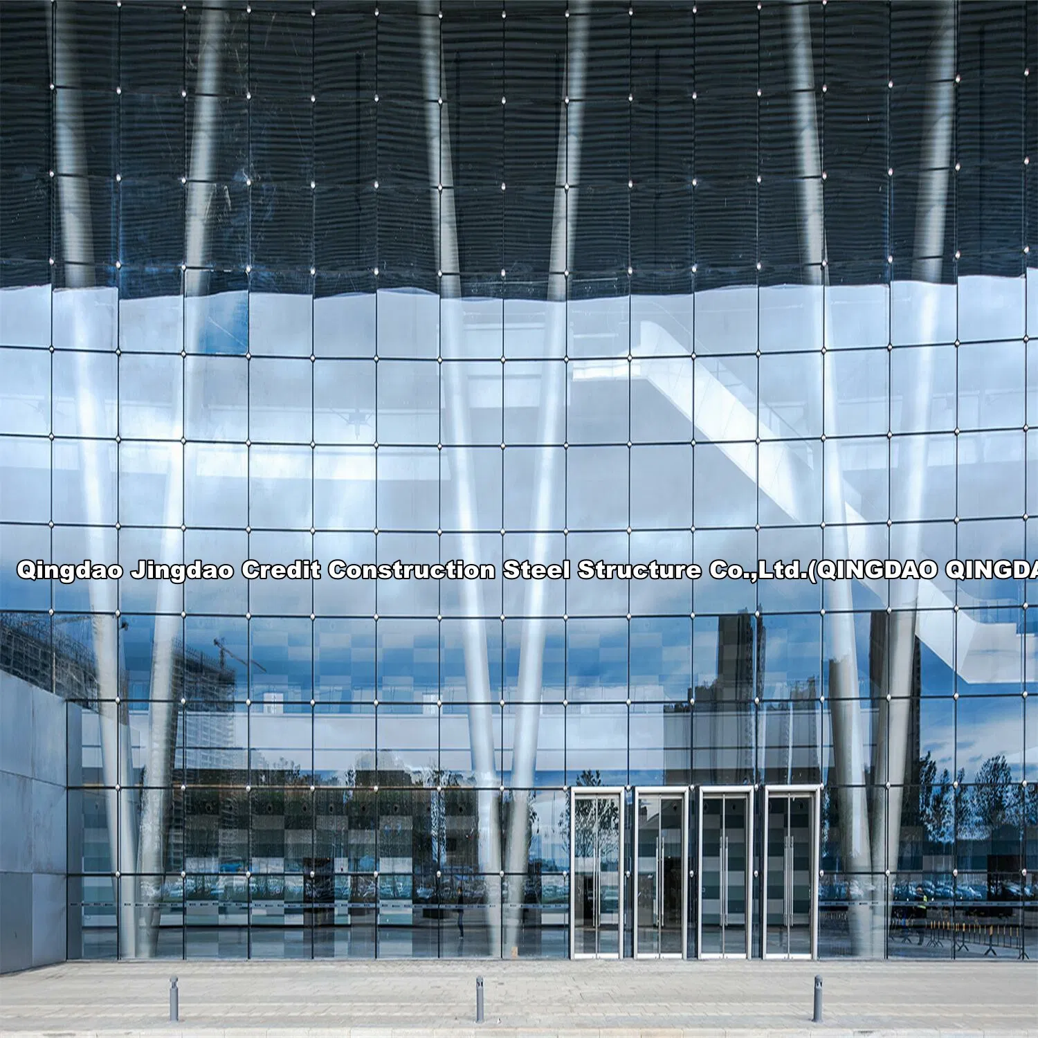 2023 Insulated Glass Special Custom Doorssteel Structure Building Qingdao Jdcc Poultry House Agricultural Contractor General Turnkey Construction (Qingdao JDCC)