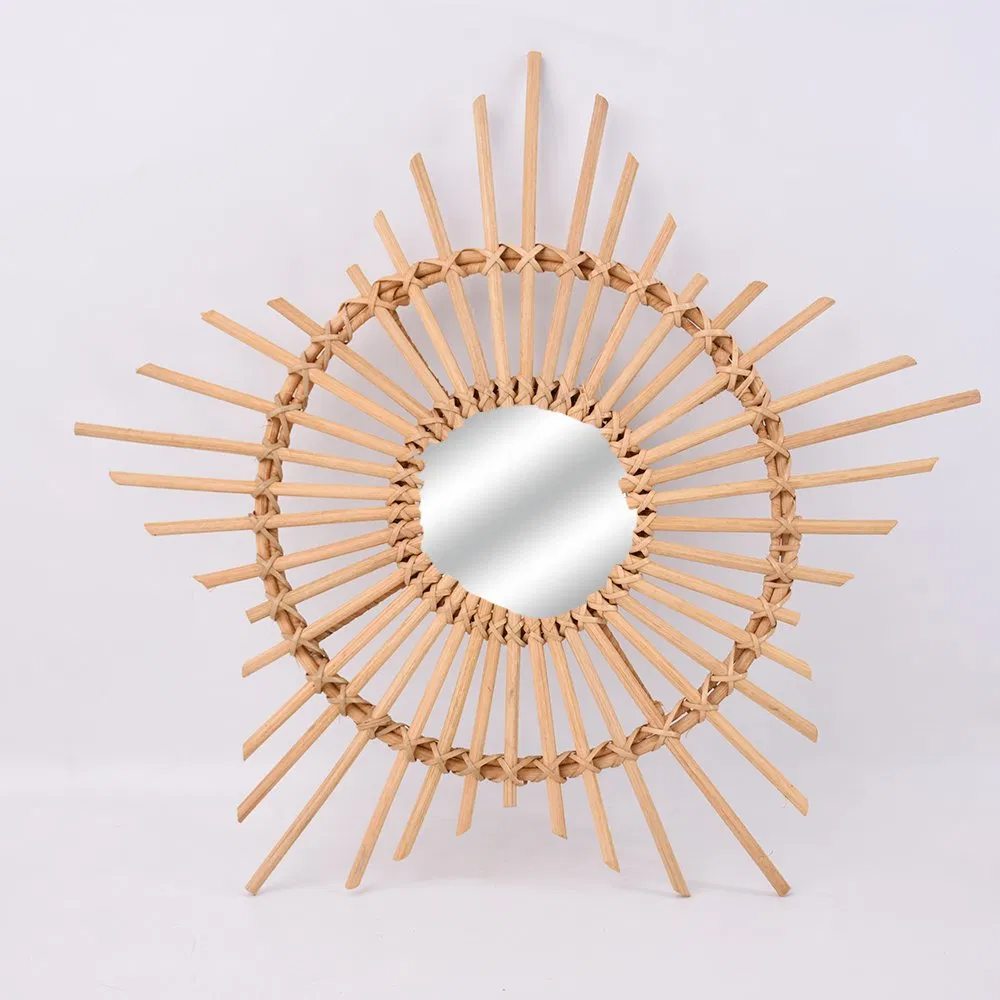 New Fashionable Rattan Mirror Wall Mirror for Wall Decoration