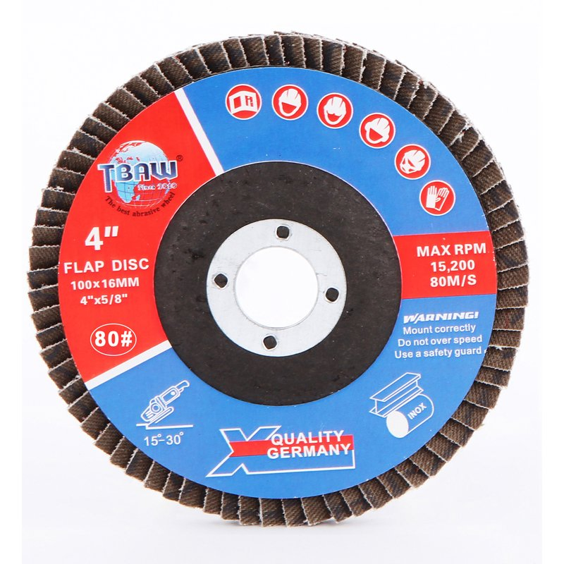 Лепестковый шлифовальный диск 100мм 80 грит, оксид алюминия