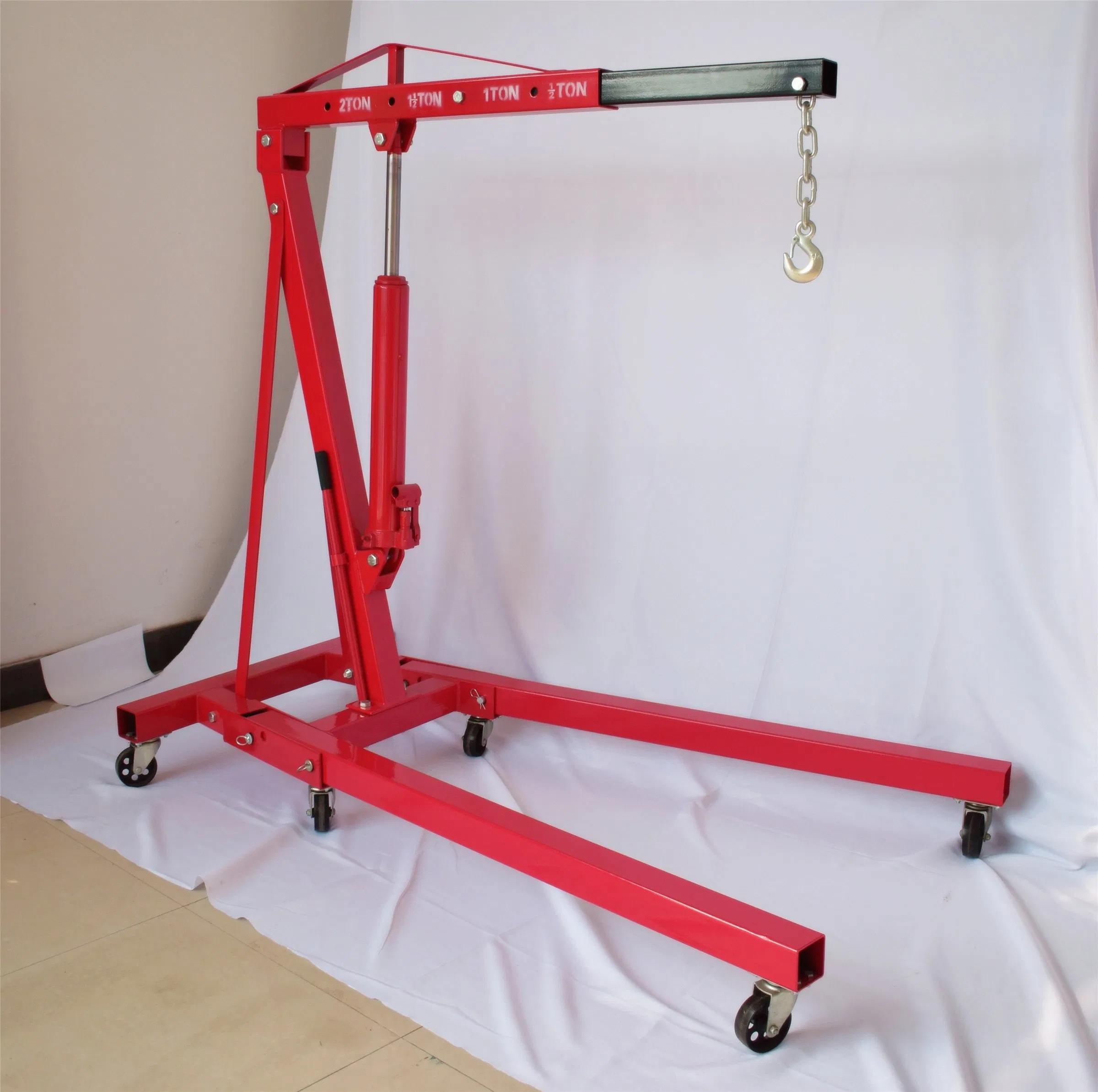 2 Ton Hydraulic Shop Crane Engine Crane Workshop Equipments