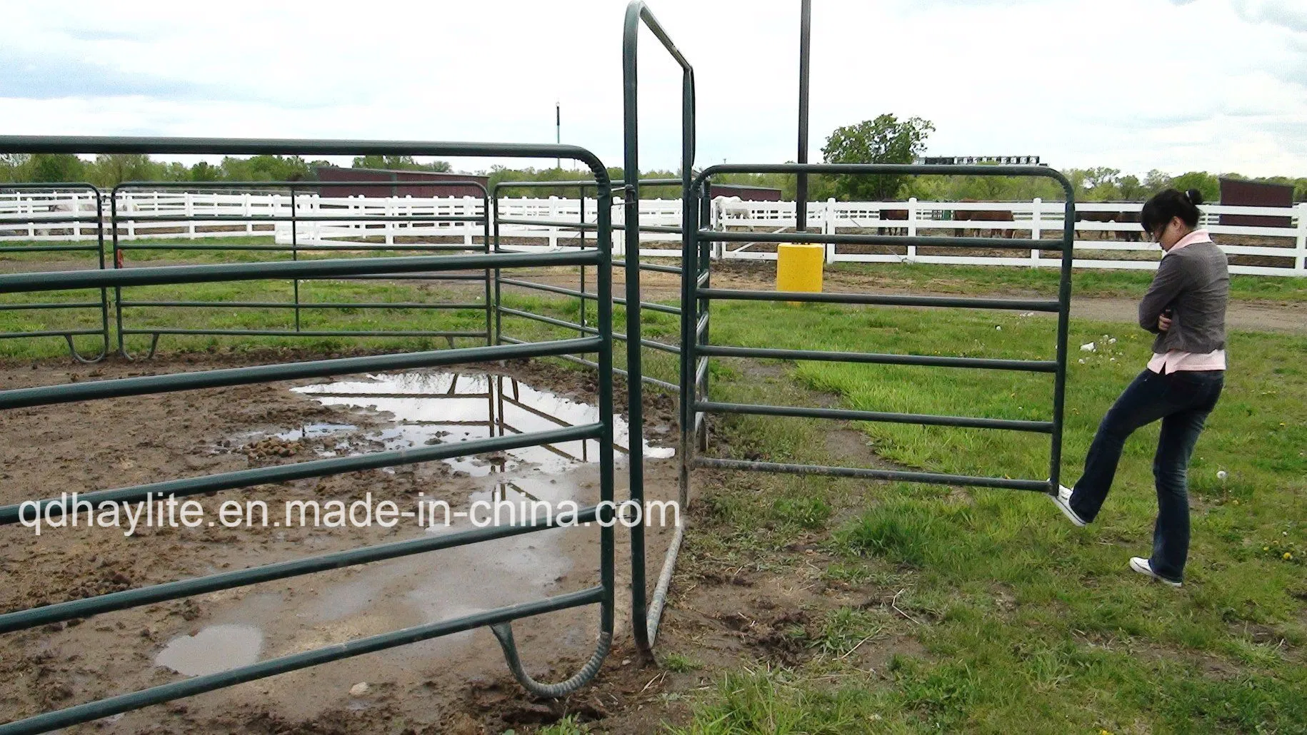 Portable Galvanized Metal Horse Corral Stall Stable