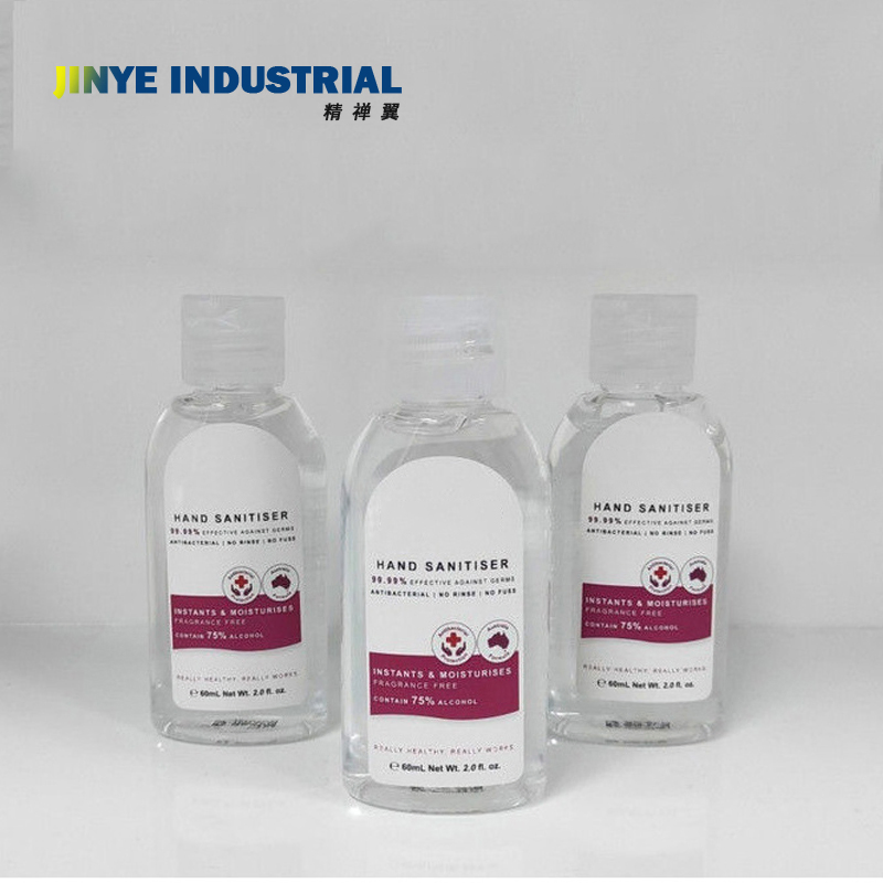 75% Alcohol Hand Sanitizer Bottle with Pressed Pump